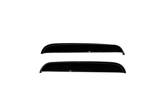 AVS 88-99 Chevy CK Ext. Cab (Pop-Out Window) Ventvisor Rear Window Deflectors 2pc - Smoke - Crew Original