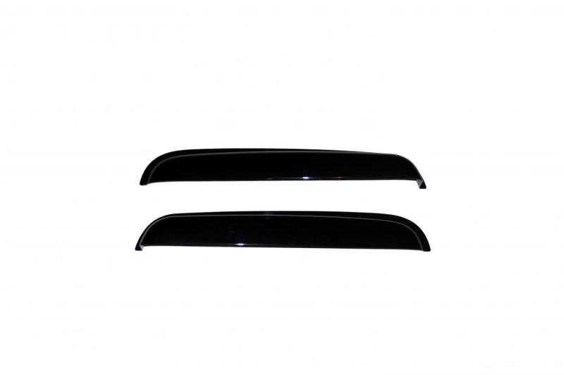 AVS 97-03 Ford F-150 Supercab Ventvisor Outside Mount Rear Window Deflectors 2pc - Smoke - Crew Original