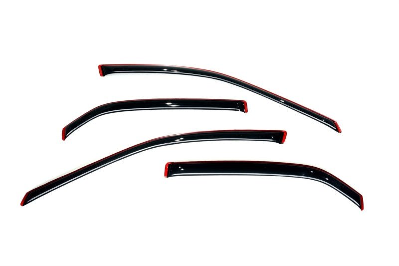 AVS 98-02 Honda Accord Ventvisor In-Channel Front & Rear Window Deflectors 4pc - Smoke - Crew Original