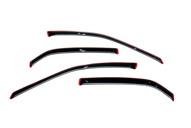 AVS 98-02 Honda Accord Ventvisor In-Channel Front & Rear Window Deflectors 4pc - Smoke - Crew Original