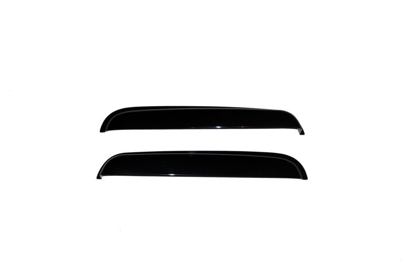 AVS 99-07 Chevy Silverado 1500 Ext. Cab Ventvisor Outside Mount Rear Window Deflectors 2pc - Smoke - Crew Original