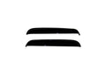 AVS 99-16 Ford F-250 Super Duty Supercab Ventvisor Outside Mount Rear Window Deflectors 2pc - Smoke - Crew Original