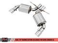 AWE Tuning 16-18 Chevrolet Camaro SS Axle-back Exhaust - Touring Edition (Chrome Silver Tips) - Crew Original