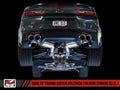 AWE Tuning 16-19 Chevrolet Camaro SS Axle-back Exhaust - Touring Edition (Quad Chrome Silver Tips) - Crew Original