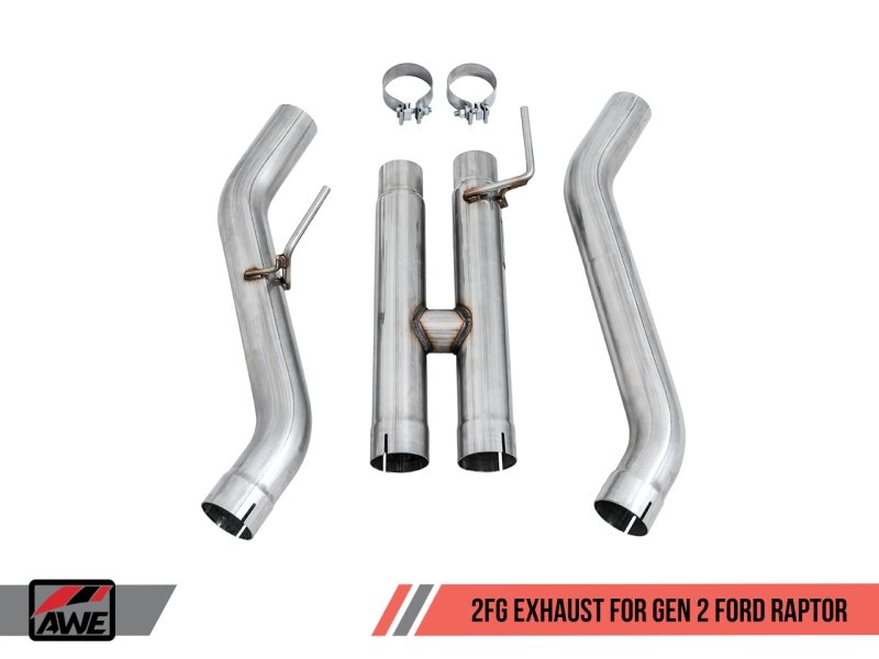 AWE Tuning 2017+ Ford Raptor 2 FG Performance H-Pipe - Crew Original