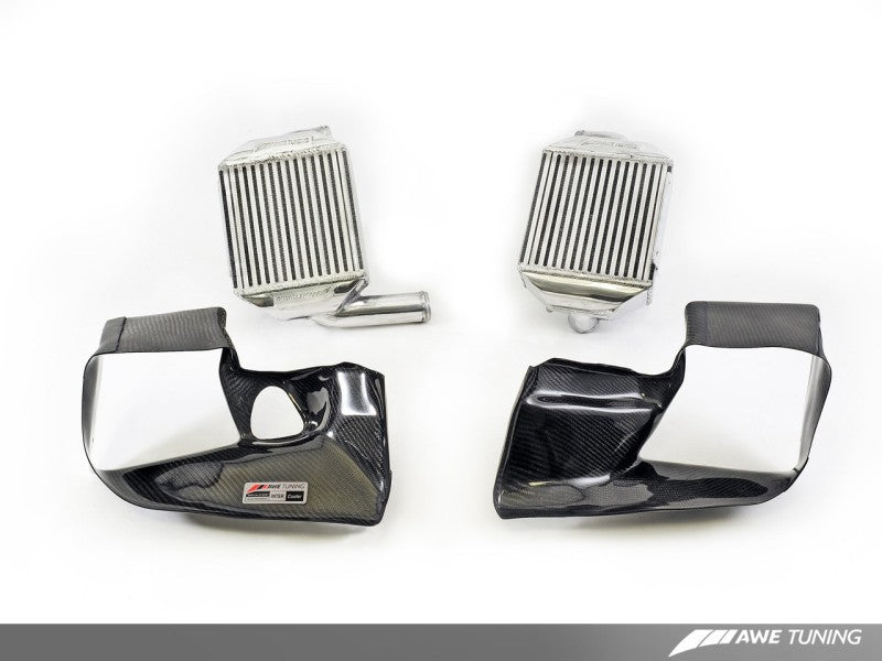 AWE Tuning Audi 2.7T Performance Intercooler Kit - w/Carbon Fiber Shrouds - Crew Original