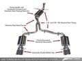 AWE Tuning Audi B8 A5 2.0T Touring Edition Exhaust - Quad Outlet Polished Silver Tips - Crew Original