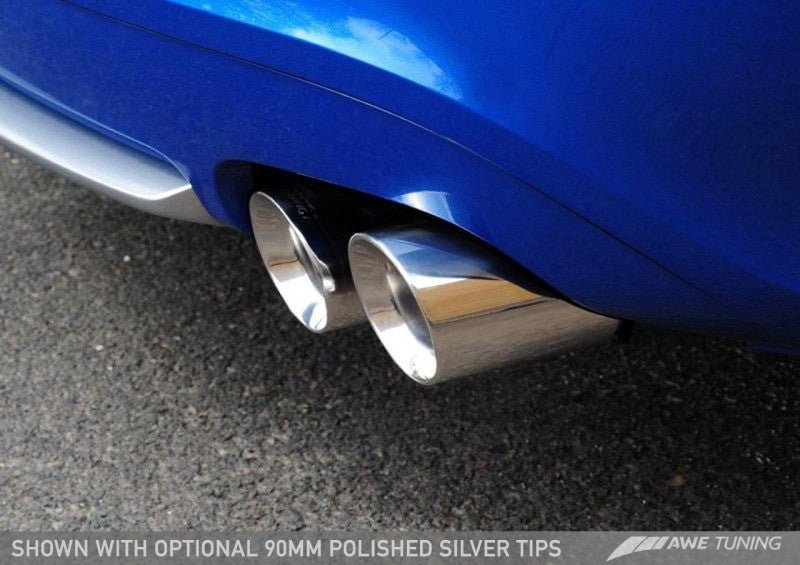 AWE Tuning Audi B8.5 S5 3.0T Touring Edition Exhaust System - Polished Silver Tips (102mm) - Crew Original