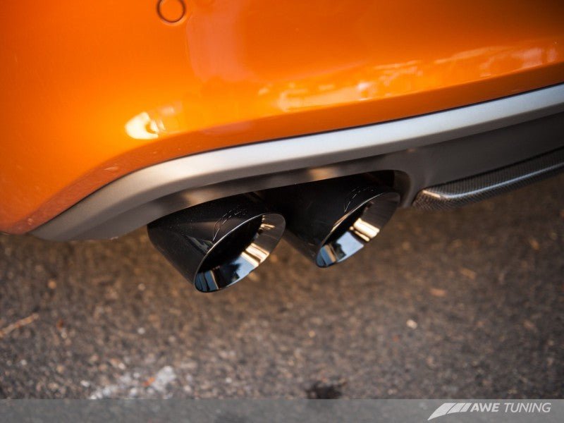 AWE Tuning Audi B8.5 S5 3.0T Track Edition Exhaust - Diamond Black Tips (102mm) - Crew Original