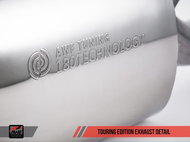 AWE Tuning Audi C7 / C7.5 S6 4.0T Touring Edition Exhaust - Polished Silver Tips - Crew Original