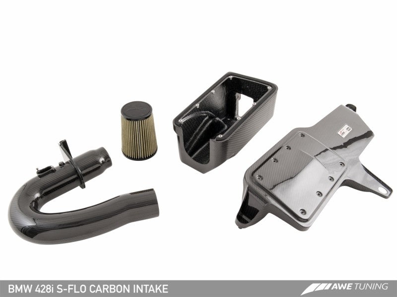 AWE Tuning BMW 228i/320i/328i/428i S-FLO Carbon Intake - Crew Original
