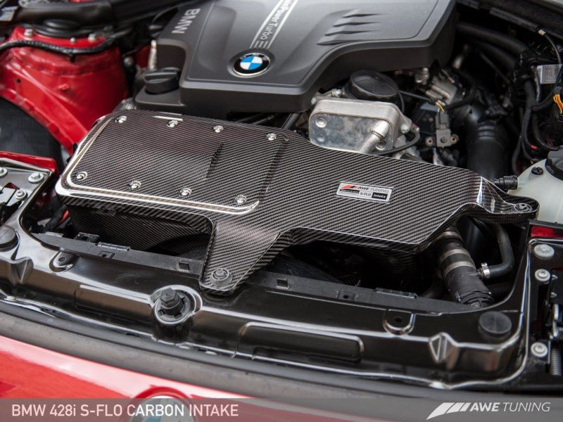 AWE Tuning BMW 228i/320i/328i/428i S-FLO Carbon Intake - Crew Original