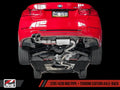 AWE Tuning BMW F3X 28i / 30i Touring Edition Axle-Back Exhaust Single Side - 80mm Silver Tips - Crew Original