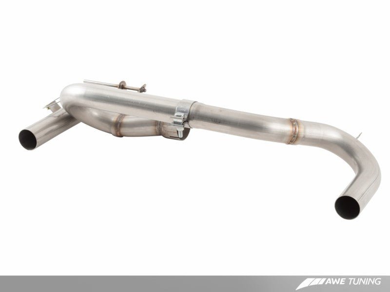 AWE Tuning BMW F3X 335i/435i Touring Edition Axle-Back Exhaust - Chrome Silver Tips (102mm) - Crew Original