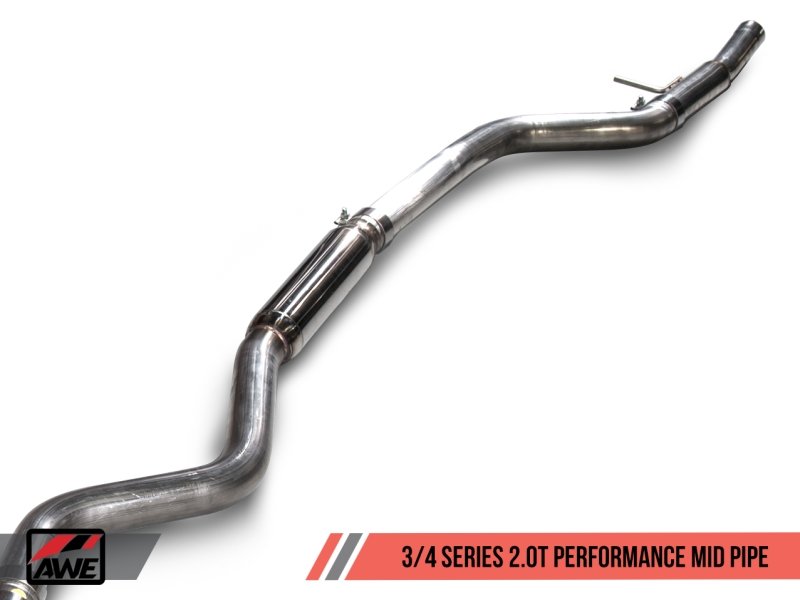 AWE Tuning BMW F3X N20 328i/428i Performance Mid Pipe - Crew Original