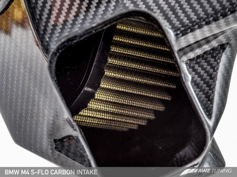 AWE Tuning BMW F8x M3/M4 S-FLO Carbon Intake - Crew Original