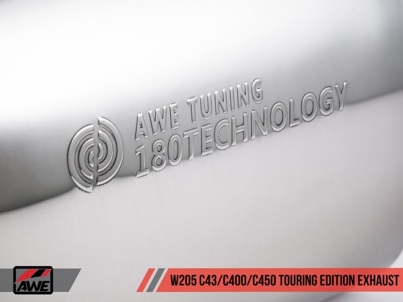 AWE Tuning Mercedes-Benz W205 C450 AMG / C400 Touring Edition Exhaust - Crew Original