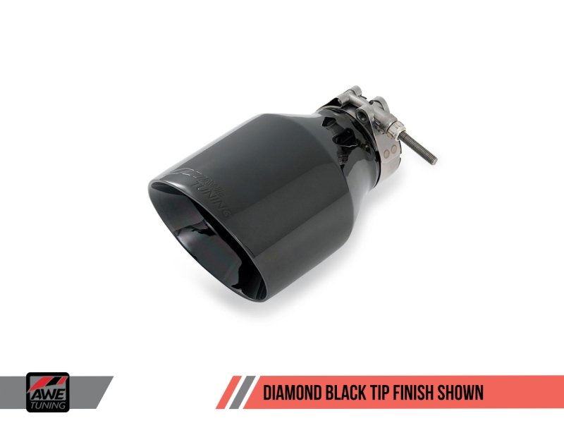 AWE Tuning Mk5 Jetta Mk6 Sportwagen 2.5L Track Edition Exhaust - Diamond Black Tips - Crew Original