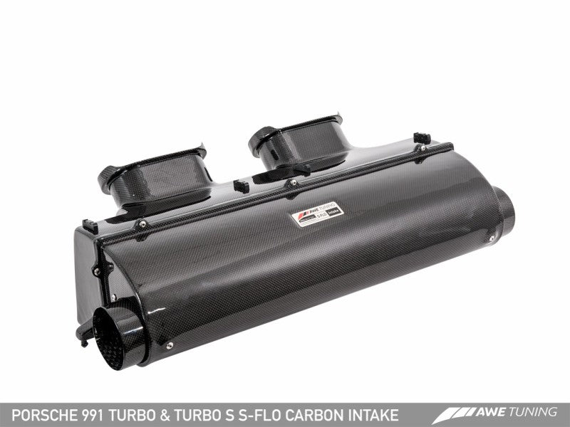 AWE Tuning Porsche 991 (991.2) Turbo and Turbo S S-FLO Carbon Intake - Crew Original