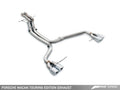 AWE Tuning Porsche Macan Touring Edition Exhaust System - Diamond Black 102mm Tips - Crew Original