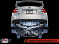 AWE Tuning Subaru STI VA / WRX GV / STI GV Sedan Touring Edition Exhaust - Chrome Silver Tip (102mm) - Crew Original
