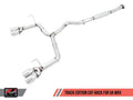 AWE Tuning Subaru WRX/STI VA/GV Sedan Track Edition Exhaust - Chrome Silver Tips (102mm) - Crew Original