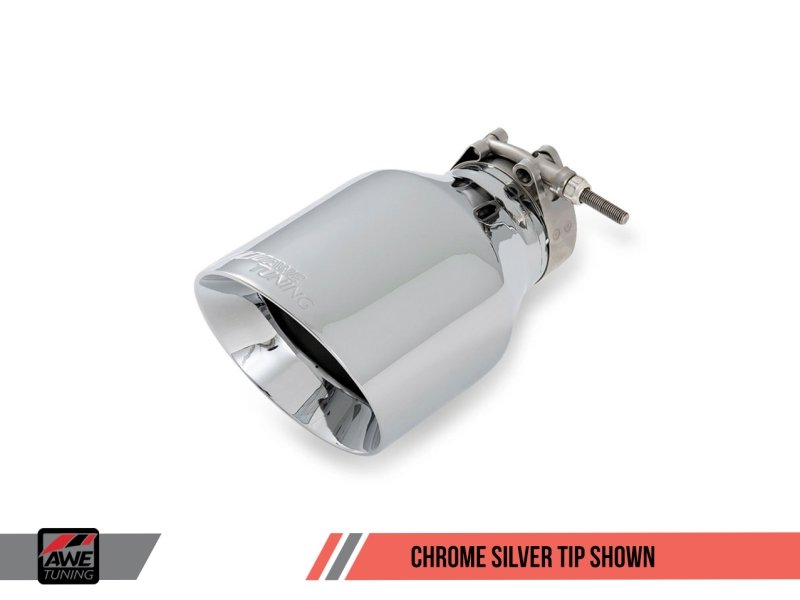 AWE Tuning VW MK7 Golf 1.8T Track Edition Exhaust w/Chrome Silver Tips (90mm) - Crew Original