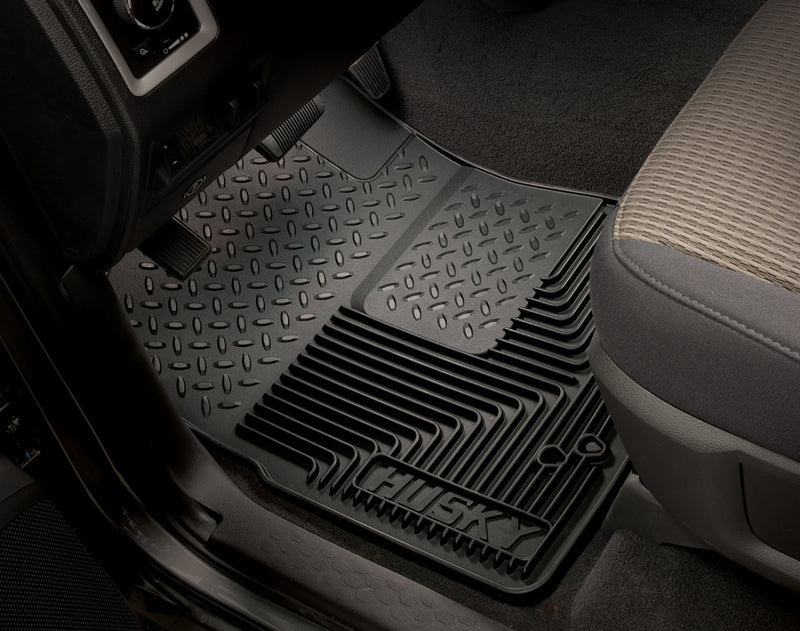 Husky Liners 08-10 Ford F-250/F-350/F-450 SuperDuty Heavy Duty Black Front Floor Mats