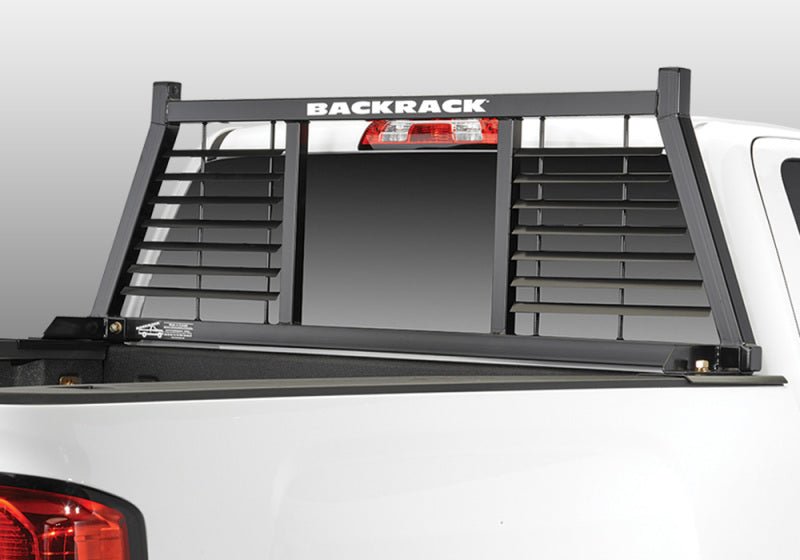 BackRack 20-21 Silverado/Sierra 2500HD/3500HD Half Louvered Rack Frame Only Requires Hardware - Crew Original