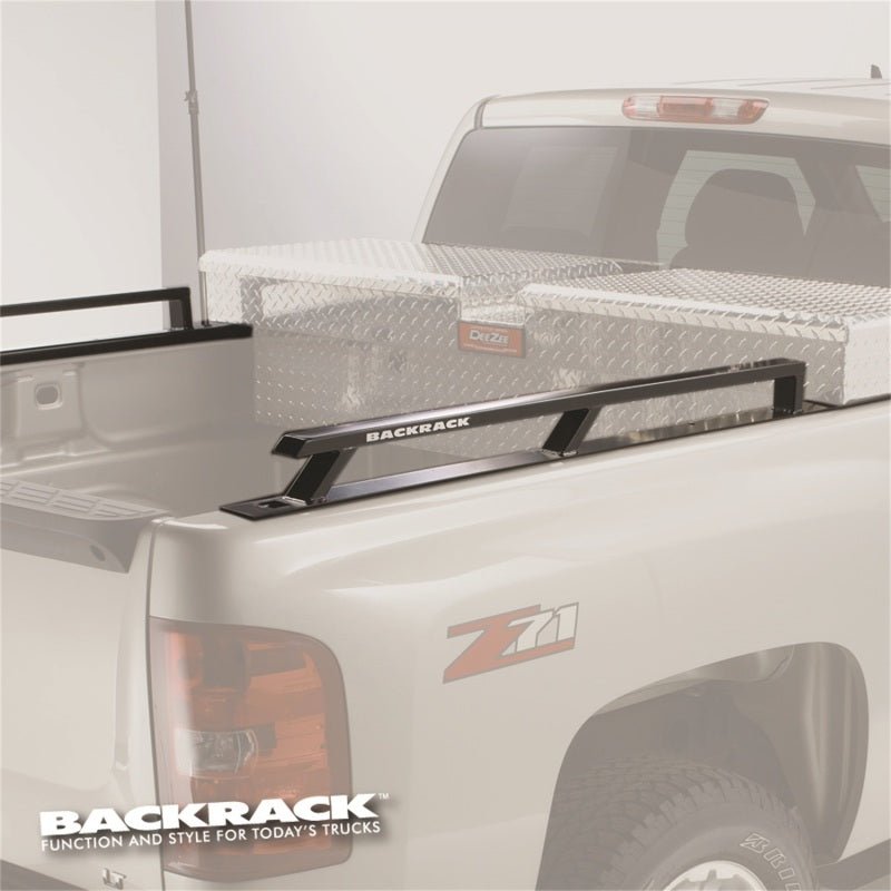 BackRack 99-16 Superduty 6.5ft Bed Siderails - Toolbox 21in - Crew Original