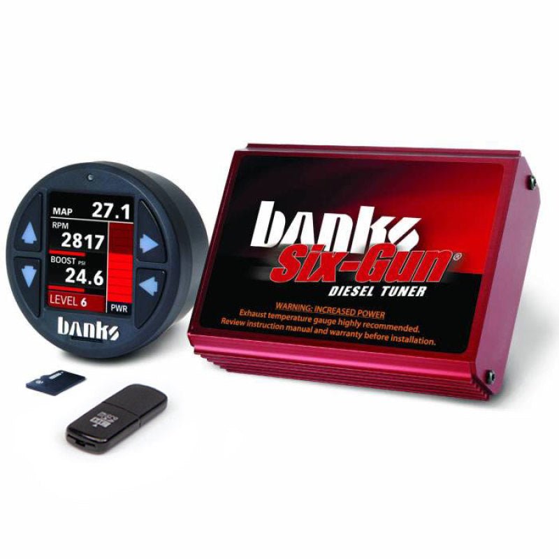 Banks 06-07 Dodge 2500/3500 5.9L Diesel Six-Gun Diesel Tuner w/ iDash-1.8 DataMonster - Crew Original