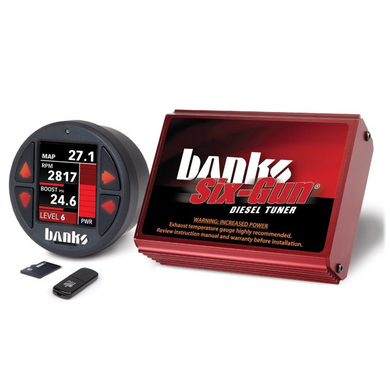 Banks 06-07 Dodge 2500/3500 5.9L Diesel Six-Gun Diesel Tuner w/ iDash-1.8 DataMonster - Crew Original