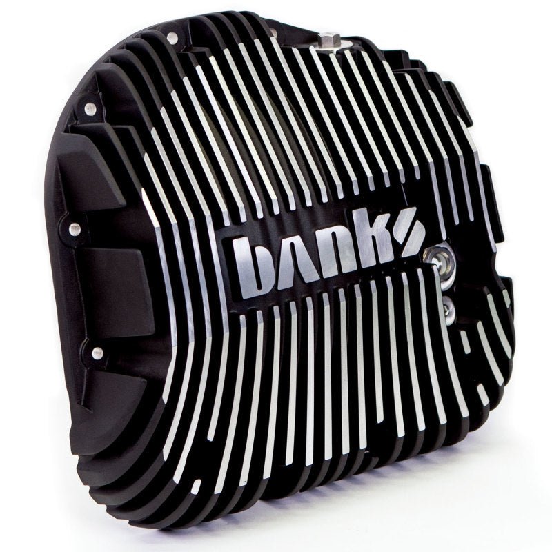 Banks 85-19 Ford F250/ F350 10.25in 12 Bolt Black Milled Differential Cover Kit - Crew Original