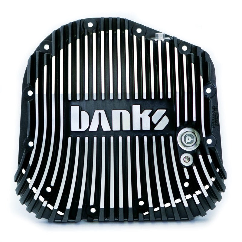 Banks 85-19 Ford F250/ F350 10.25in 12 Bolt Black Milled Differential Cover Kit - Crew Original