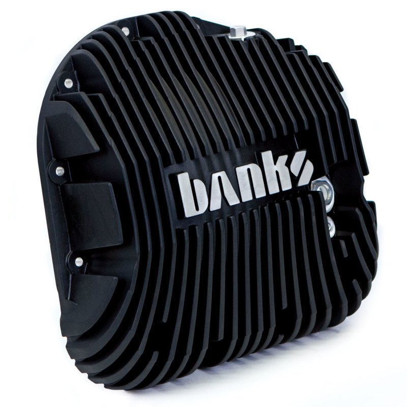 Banks 85-19 Ford F250/ F350 10.25in 12 Bolt Black-Ops Differential Cover Kit - Crew Original