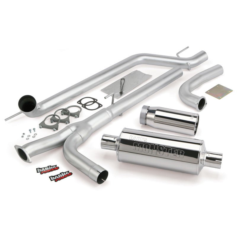 Banks Power 04-14 Nissan 5.6L Titan (All) Monster Exhaust System - SS Single Exhaust w/ Chrome Tip - Crew Original