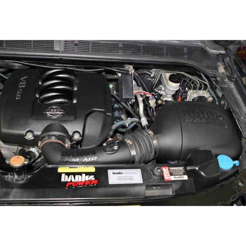 Banks Power 04-14 Nissan 5.6L Titan Ram-Air Intake System - Dry Filter - Crew Original