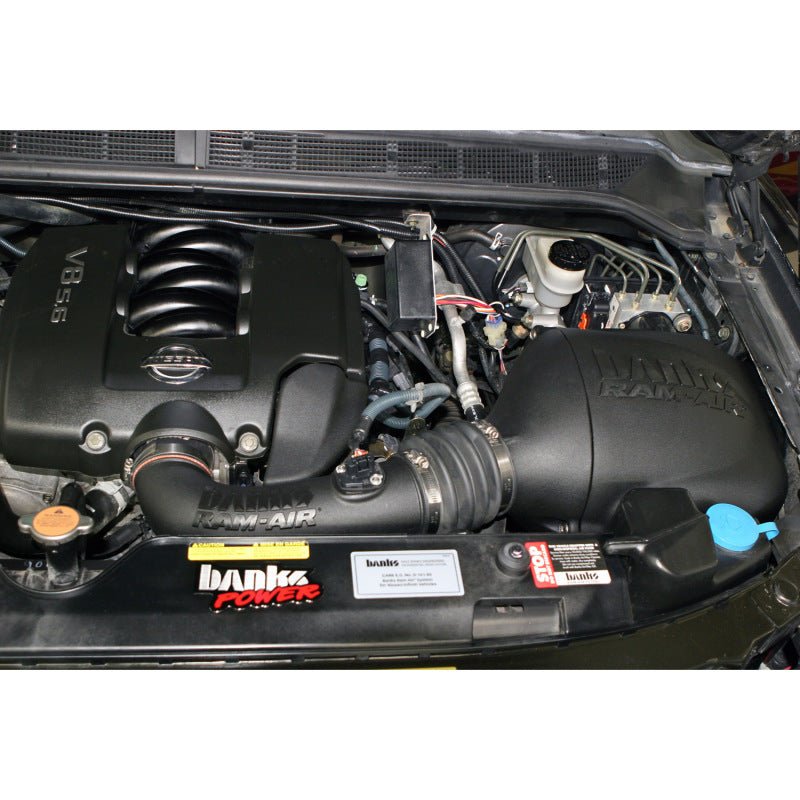 Banks Power 04-14 Nissan 5.6L Titan Ram-Air Intake System - Dry Filter - Crew Original