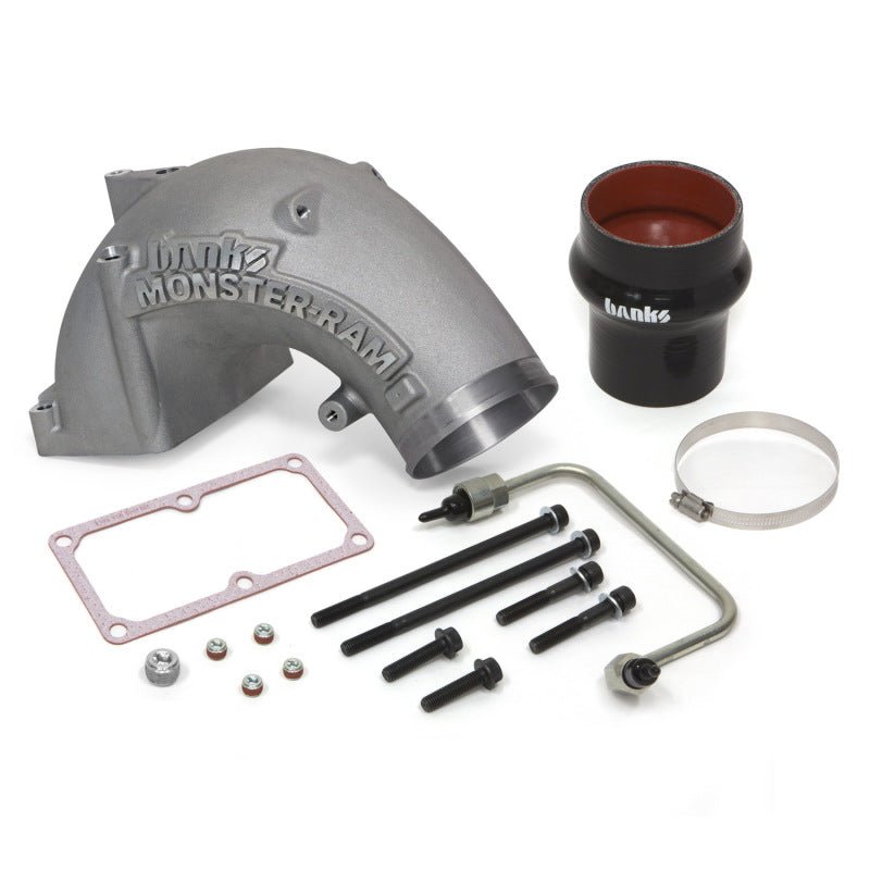 Banks Power 07.5-17 Ram 2500/3500 6.7L Diesel Monster-Ram Intake System w/ Fuel Line 4in Natural - Crew Original
