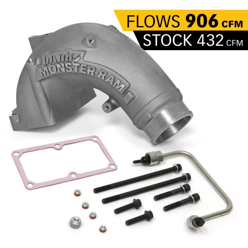 Banks Power 07.5-17 Ram 2500/3500 6.7L Diesel Monster-Ram Intake System w/Fuel Line 3.5in Natural - Crew Original
