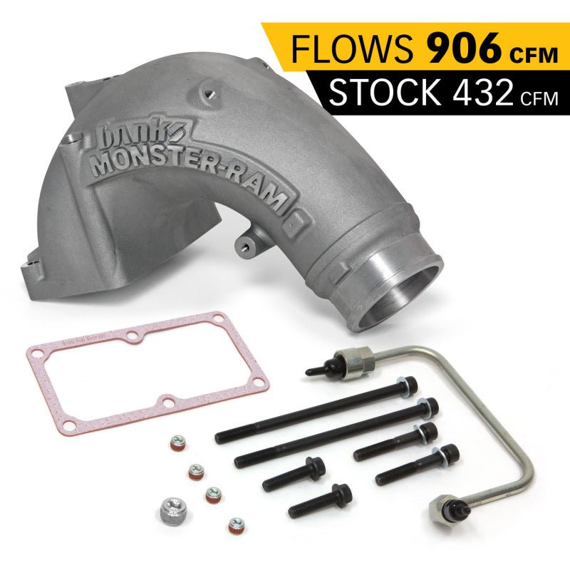 Banks Power 07.5-17 Ram 2500/3500 6.7L Diesel Monster-Ram Intake System w/Fuel Line 3.5in Natural - Crew Original