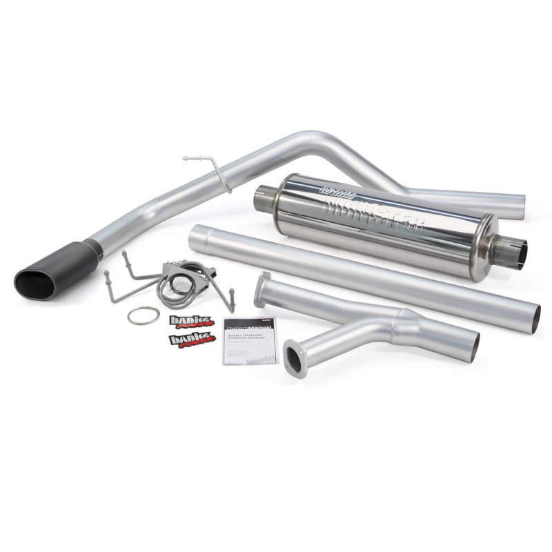 Banks Power 09-15 Toyota Tundra 5.7L DCMB/CMSB Monster Exh Sys - SS Single Exh w/ Blk Tip - Crew Original