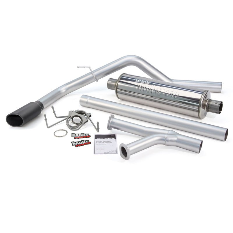 Banks Power 09-15 Toyota Tundra 5.7L DCMB/CMSB Monster Exh Sys - SS Single Exh w/ Blk Tip - Crew Original