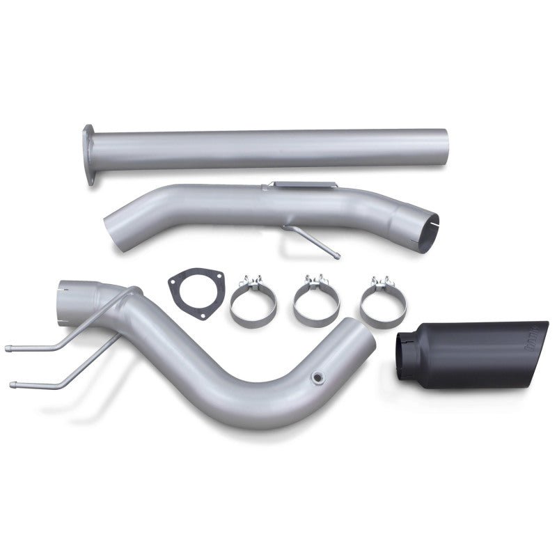 Banks Power 17-19 Ford 6.7L F250-350-450 4in Monster Exhaust System - Single Exit w/ Black Tip - Crew Original