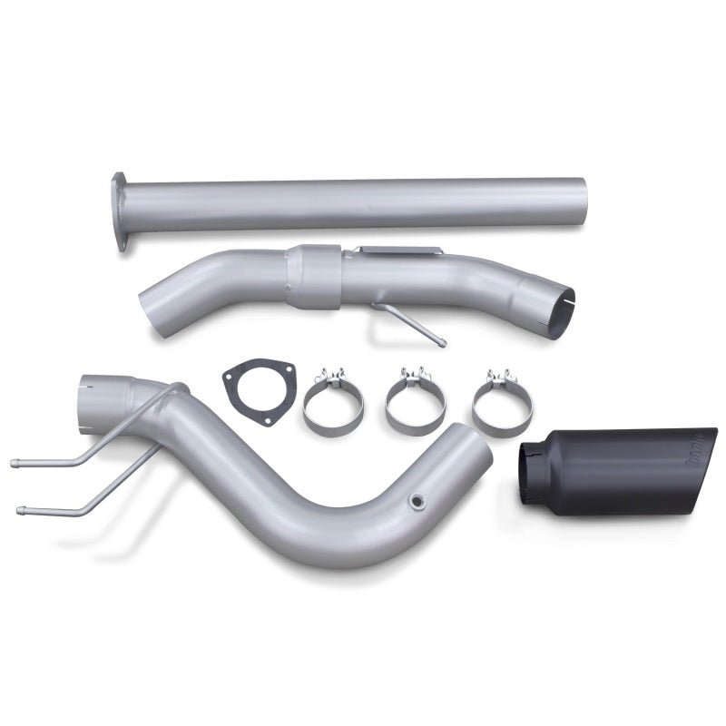 Banks Power 17-19 Ford 6.7L F250-350-450 4in Monster Exhaust System - Single Exit w/ Black Tip - Crew Original