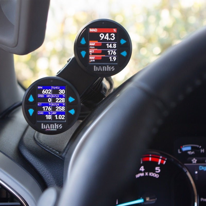 Banks Power 17-19 Ford F250/F350 6.7L Power Stroke Derringer Tuner (Gen 2) w/ Super Gauge - Crew Original