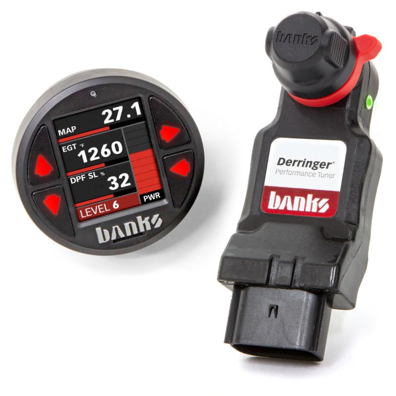 Banks Power 17-19 Ford F250/F350 6.7L Power Stroke Derringer Tuner (Gen 2) w/ Super Gauge - Crew Original