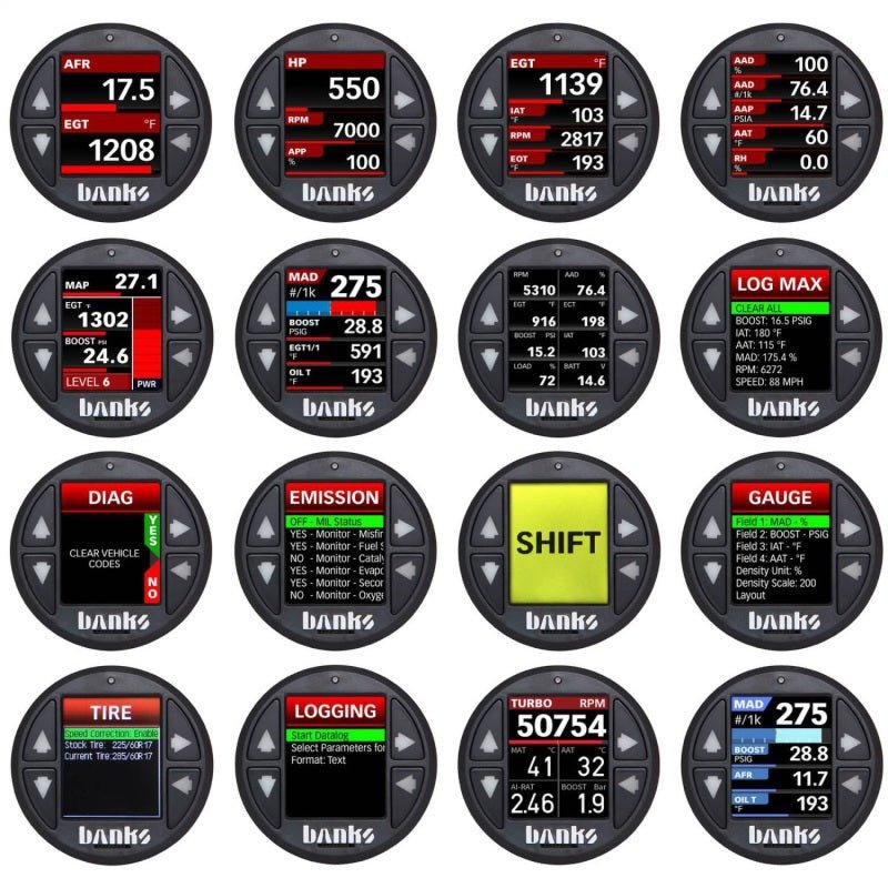 Banks Power 17-19 Ford F250/F350 6.7L Power Stroke Derringer Tuner (Gen 2) w/ Super Gauge - Crew Original
