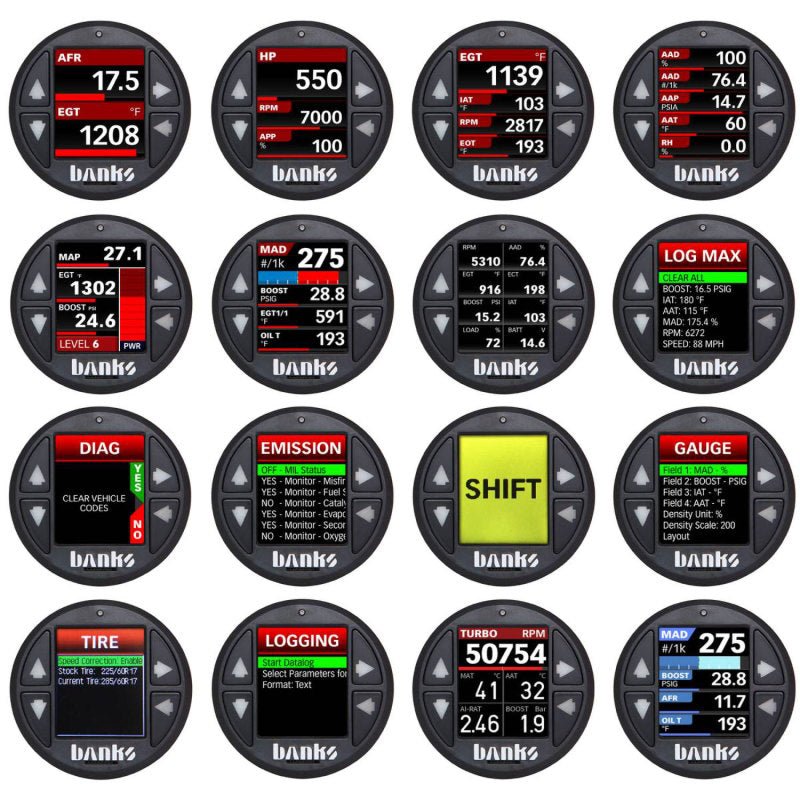 Banks Power 17-19 Ford F250/F350 6.7L PowerStroke Derringer Tuner (Gen 2) w/ 1.8 iDash DataMonster - Crew Original
