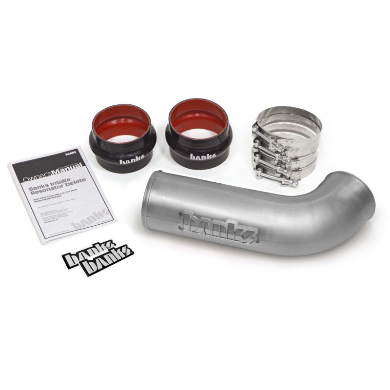 Banks Power 17-19 GM 2500/3500 6.6L L5P Intake Resonator Delete System - Natural Finish - Crew Original